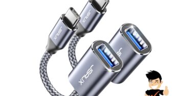 Promotion lot de 2 câbles adaptateurs USB C OTG vers USB 3.0 JSAUX à 5,89 € !