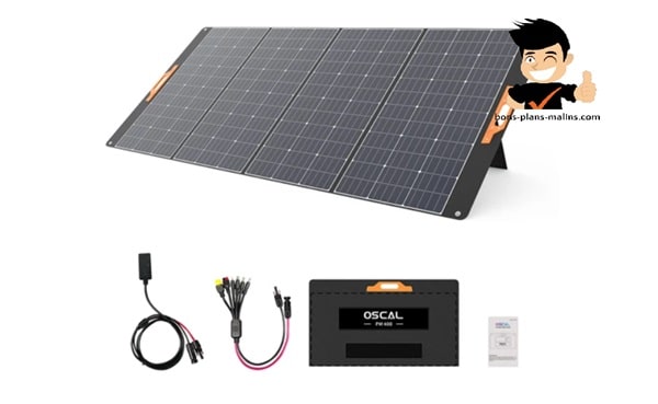 promotion panneau solaire pliable 400w blackview oscal pm400