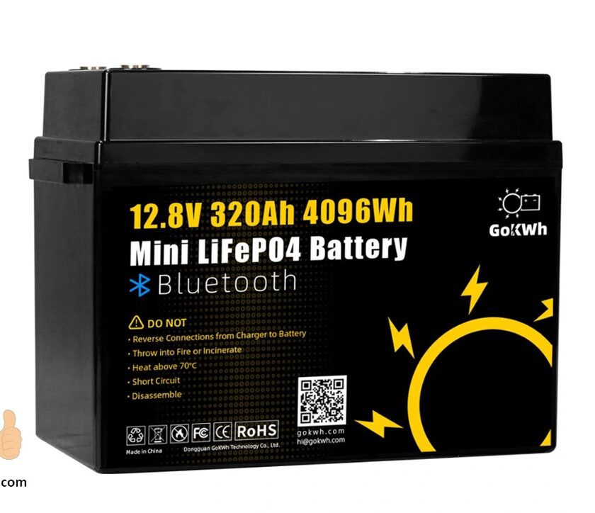 Obtenez 4096Wh d’énergie avec la batterie Gokwh 12V 320AH en promotion