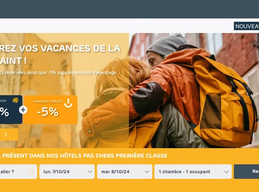 Offre spéciale chez Première Classe : 15% de réduction dès 2 nuits réservées