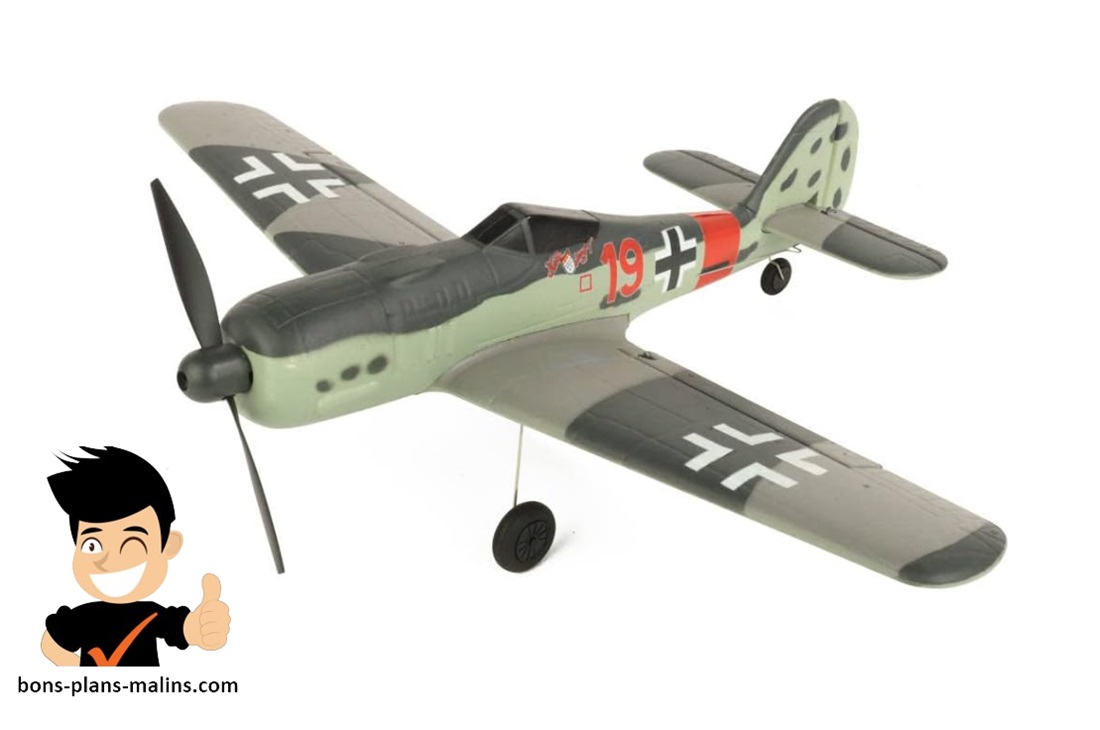 Pilotez un avion légendaire avec le Mini FW190 radiocommandé