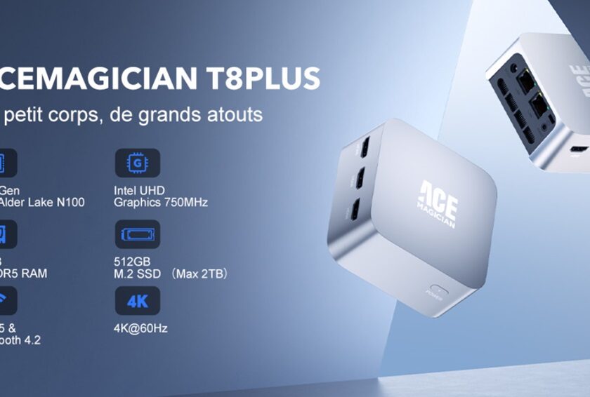 Promotion mini PC ACEMAGICIAN T8 Plus au meilleur prix