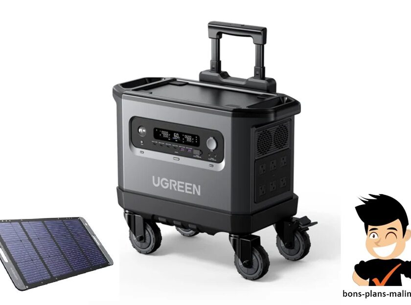 Station d’énergie portable UGREEN 2200W à prix imbattable