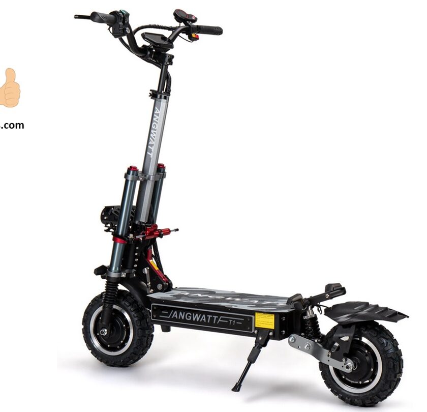 ANGWATT T1, la trottinette électrique à double moteur qui domine le tout-terrain en promotion