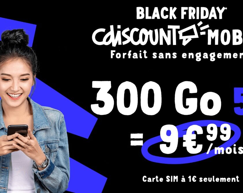 Black Friday Cdiscount Mobile : dites oui à 300 Go pour 9,99 €