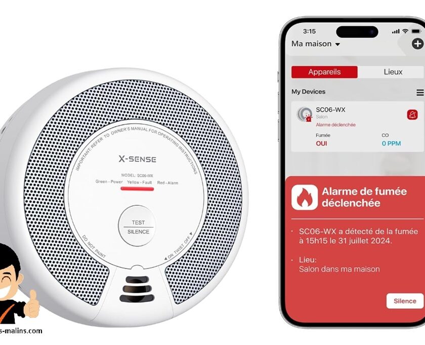 Promotion détecteur de fumée et monoxyde de carbone WiFi X-Sense SC06-WX