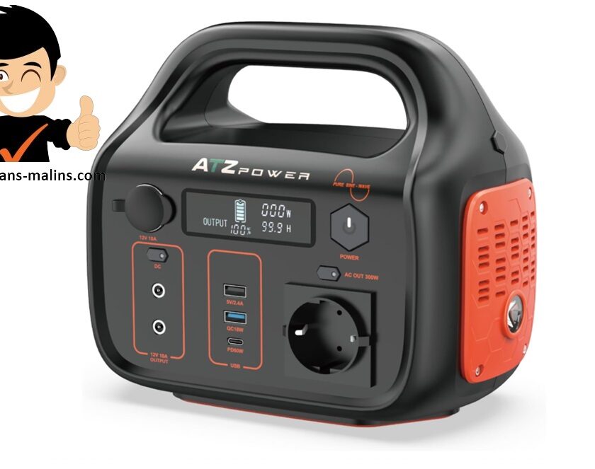 Promotion station d’alimentation portable ATZ Power 300W au prix attractif