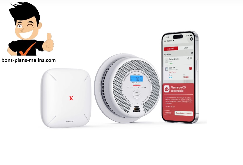 protégez votre maison avec le détecteur connecté x sense sc07 mr11, en promotion