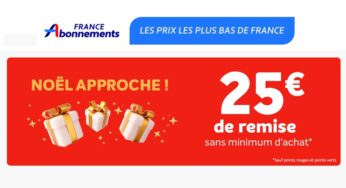 Offre abonnement magazine pas cher pour Noel ! 25€ de remise sans minimum