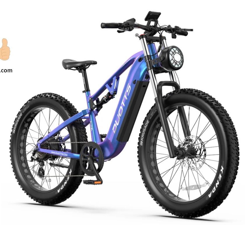 puissant fat bike électrique tout-terrain DUOTTS E26 en promotion