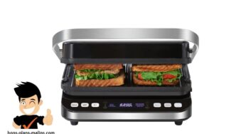 Savourez vos plats préférés avec le grill électrique BioloMix BCG02D à 129,99 € ! 🍔🔥