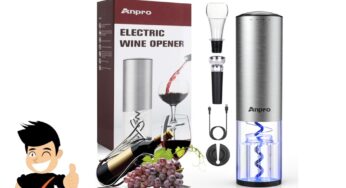 Simplifiez vos soirées avec le tire-bouchon électrique Anpro à seulement 14,99 € ! 🍷✨