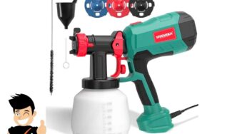 BRICO : pistolet à peinture HYCHIKA 600W HVLP à seulement 36,76 € !