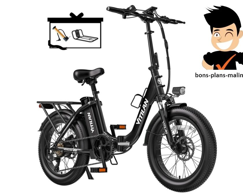 promo vélo électrique pliable vitilan u3