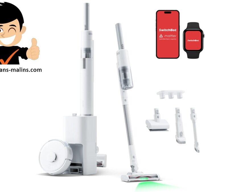 promotion sur l’aspirateur robot switchbot k10+ pro combo