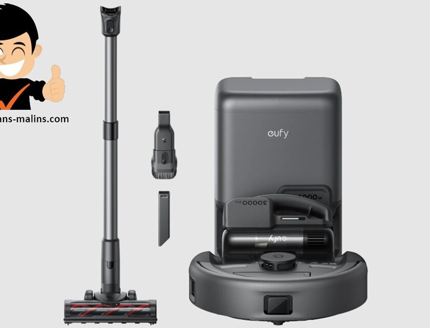 promotion sur le robot aspirateur convertible 3 en 1 eufy e20 flexione